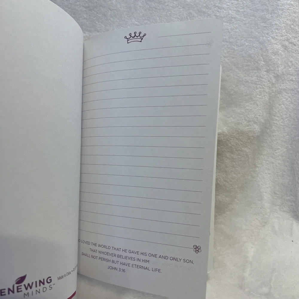 Renewing Minds God's Princess‎ Pink Faux Leather Flex Cover Journal Notebook